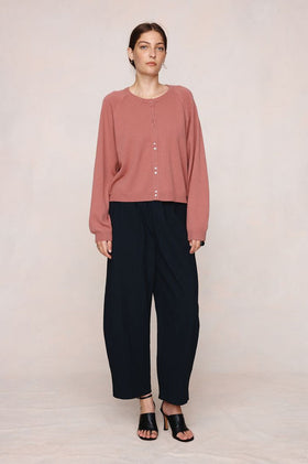 Marle Babette Cardigan - Rosewood