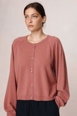 Marle Babette Cardigan - Rosewood