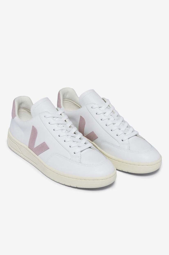Veja V-12 Leather - Extra White Babe