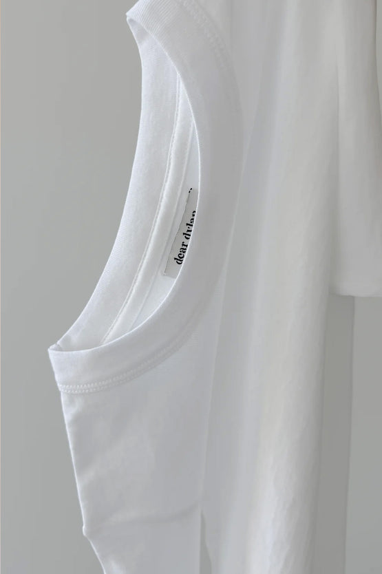 Dear Dylan Baby Tee - Blanc