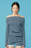 Ruby Emma Knit LS - Baby Blue Navy