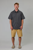 Just Another Fisherman Ballast SS Shirt - Charcoal