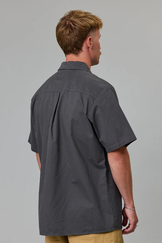 Just Another Fisherman Ballast SS Shirt - Charcoal
