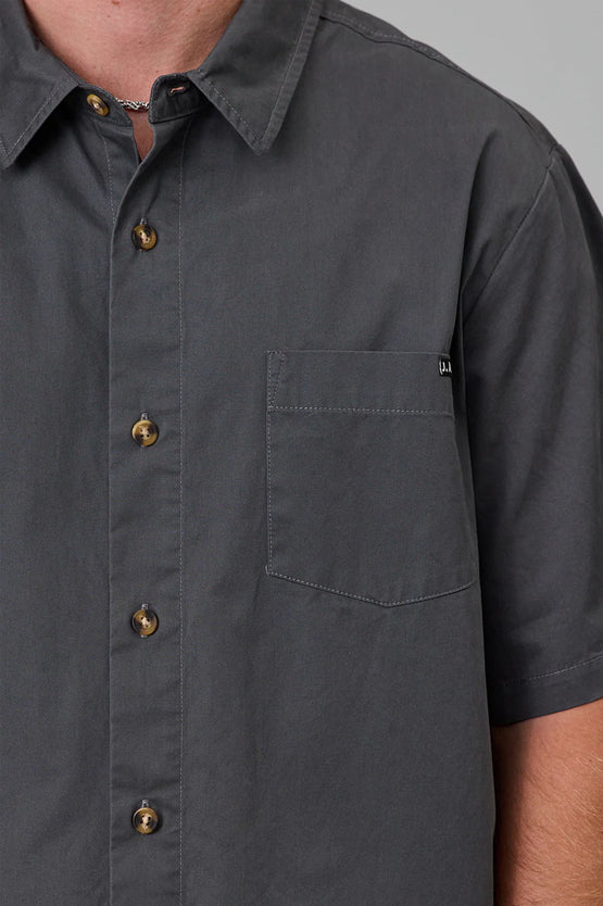 Just Another Fisherman Ballast SS Shirt - Charcoal