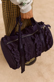 Damson Madder Brooke Frill Barrel Bag - Navy
