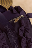 Damson Madder Brooke Frill Barrel Bag - Navy