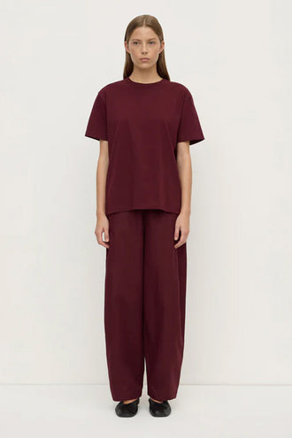 Assembly Organic Base Tee - Merlot