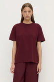 Assembly Organic Base Tee - Merlot