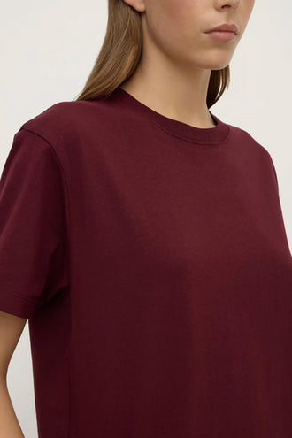 Assembly Organic Base Tee - Merlot