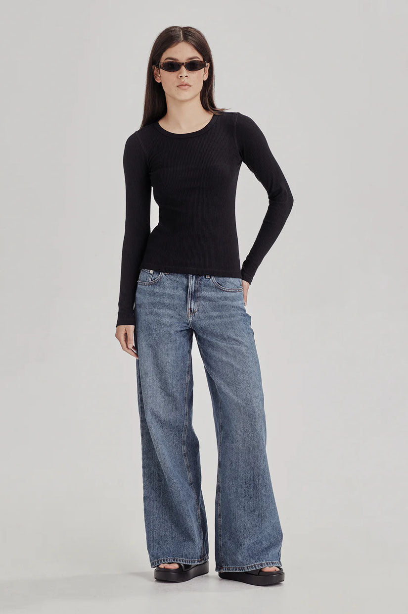 Commoners Base Rib LS - Black