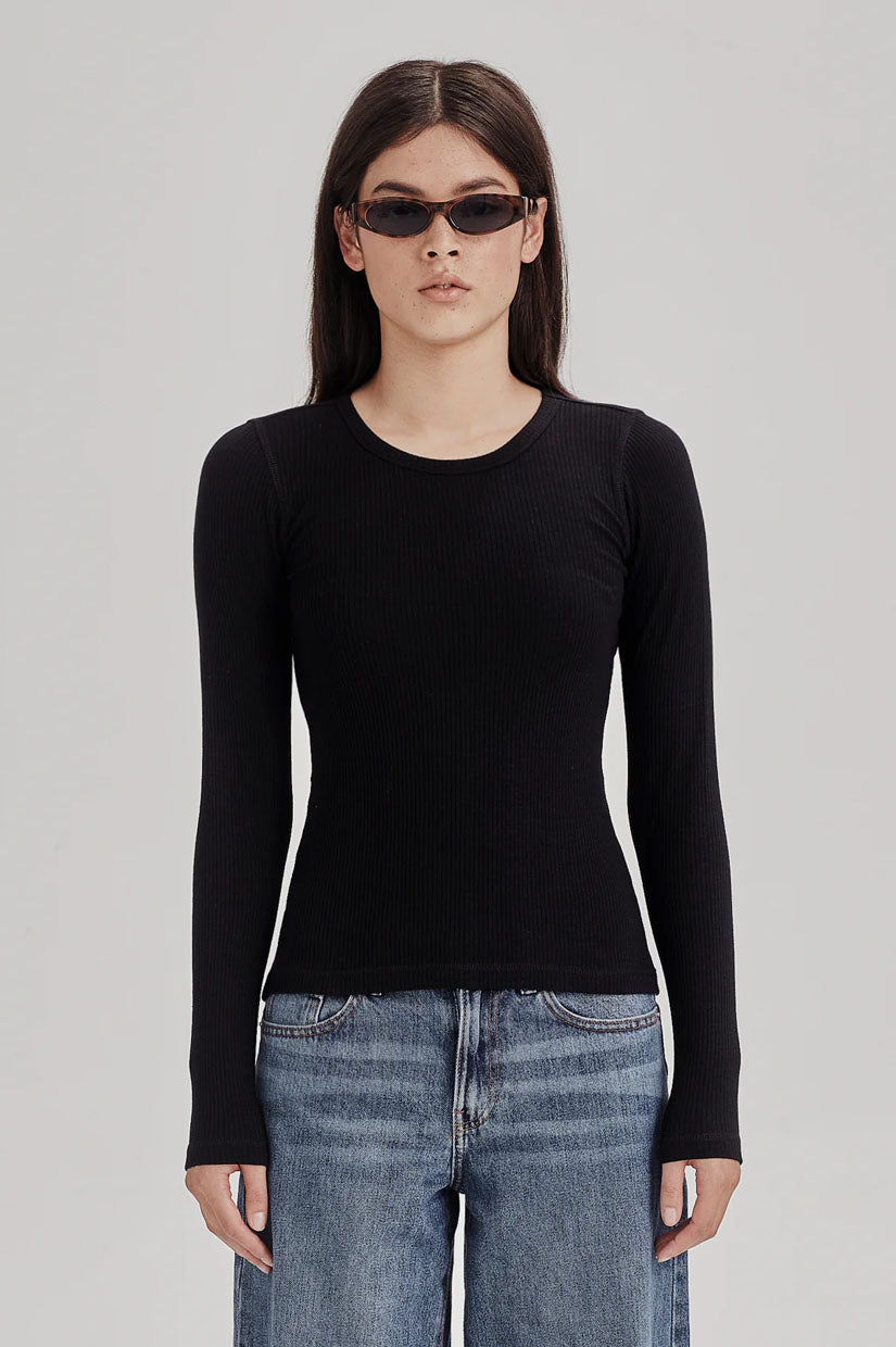 Commoners Base Rib LS - Black