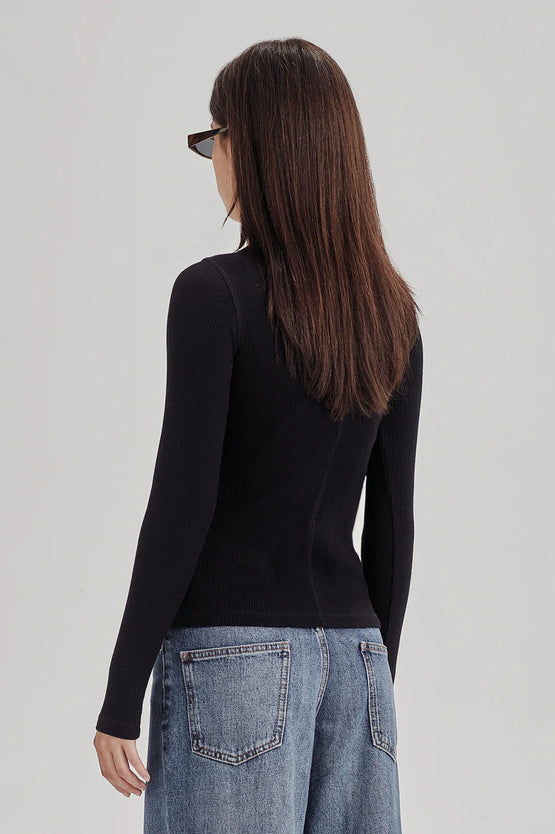 Commoners Base Rib LS - Black
