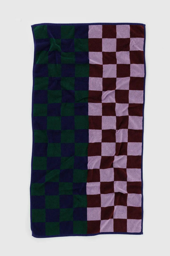 Baggu Bath Towel - Jewel Checks