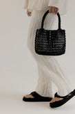 La Tribe Beaded Bag - Black