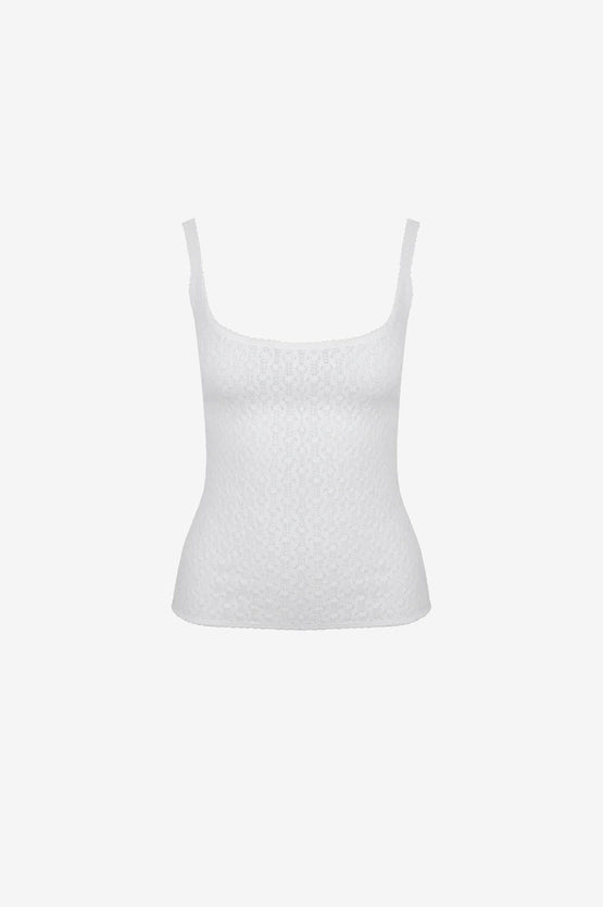 Ruby Beau Tank - White