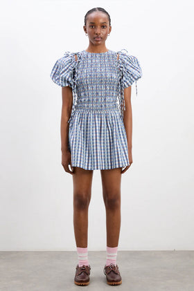 Damson Madder Becca Mini - Blue Gingham