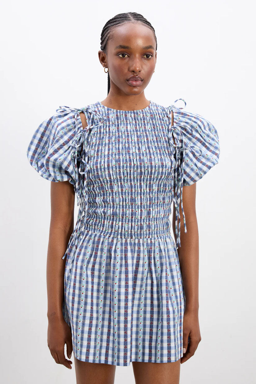 Damson Madder Becca Mini - Blue Gingham