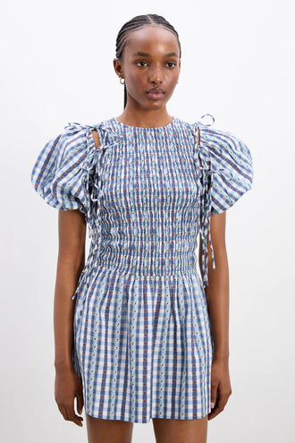 Damson Madder Becca Mini - Blue Gingham