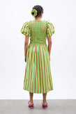 Damson Madder Becca Midi Dress - Tropical