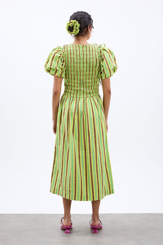 Damson Madder Becca Midi Dress - Tropical