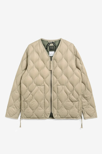 Taion Military V Neck Soft Shell Jacket - Beige