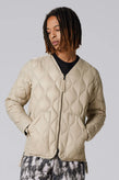 Taion Military V Neck Soft Shell Jacket - Beige