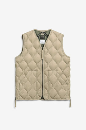 Taion Military V Neck Soft Shell Vest - Beige