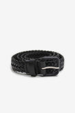 La Tribe Thin Woven Belt - Black
