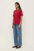Assembly Organic Base Tee - Mulberry