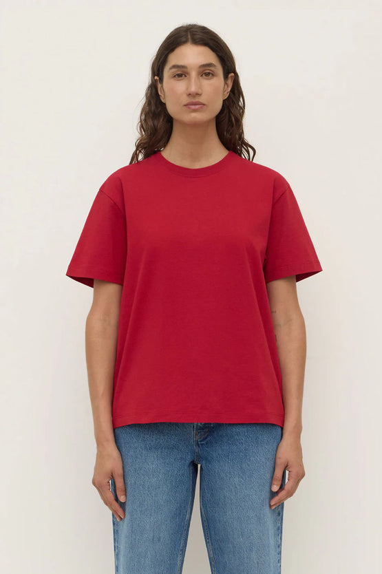 Assembly Organic Base Tee - Mulberry
