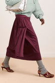 Damson Madder Berta Midi Skirt - Fig