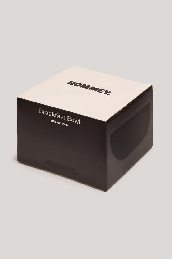 Hommey Breakfast Bowl 2 Pack - Espresso
