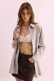 Pharlain Billie Shirt - Blue/Tan