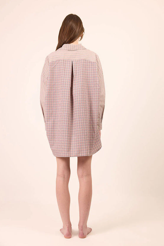 Pharlain Billie Shirt - Red/Tan