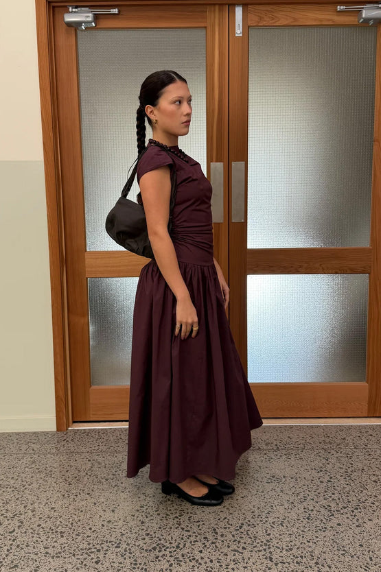 Ruby Birdie Maxi - Burgundy