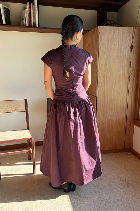 Ruby Birdie Maxi - Burgundy