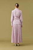 Ruby Birdie Shirt - Pink Lady Stripe