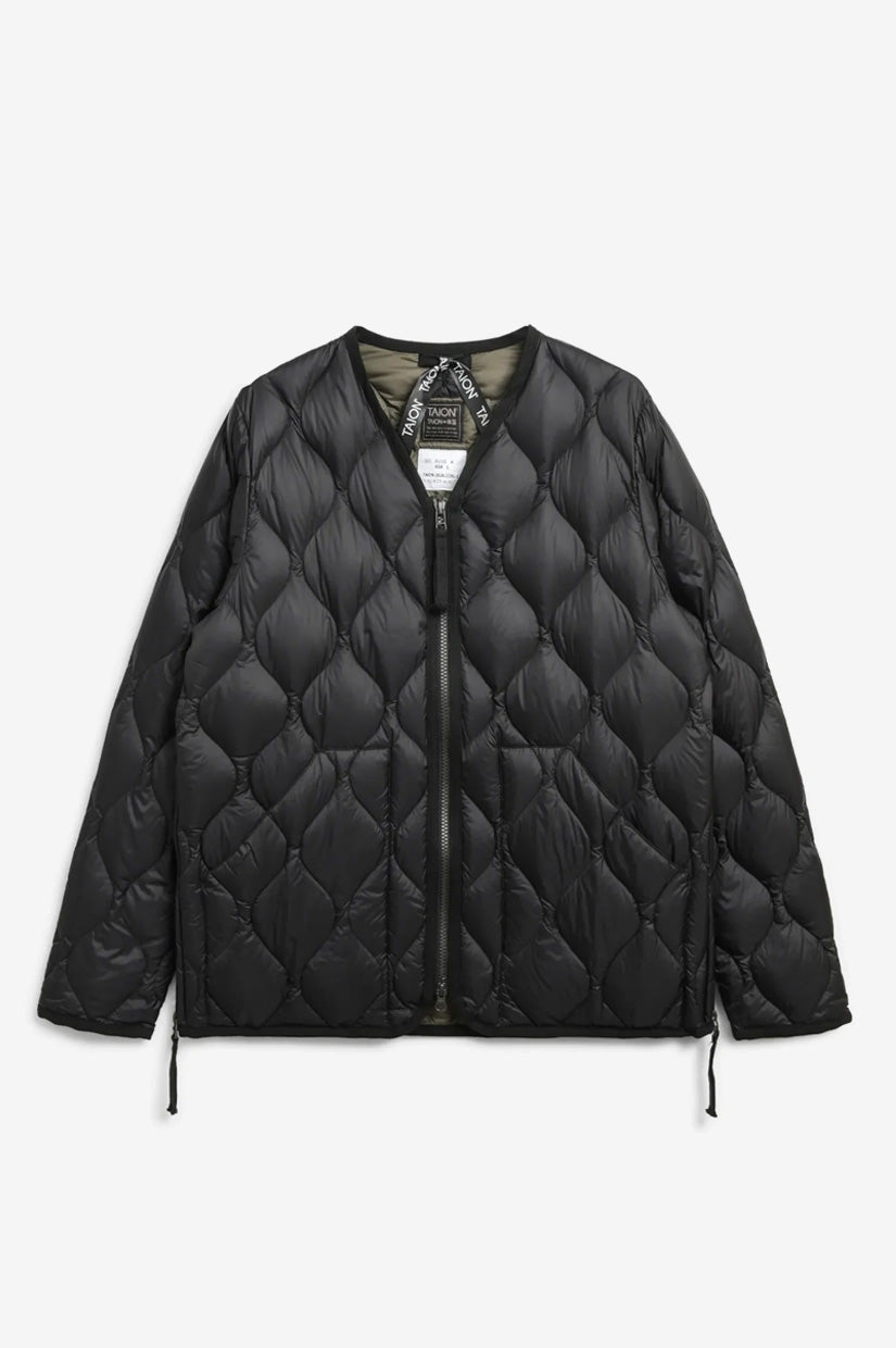 Taion Military V Neck Soft Shell Jacket - Black