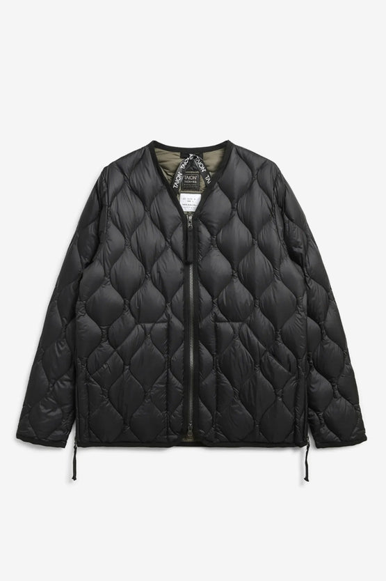 Taion Military V Neck Soft Shell Jacket - Black