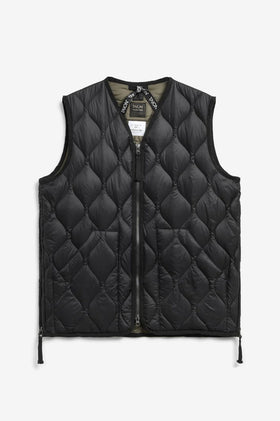 Taion Military V Neck Soft Shell Vest - Black