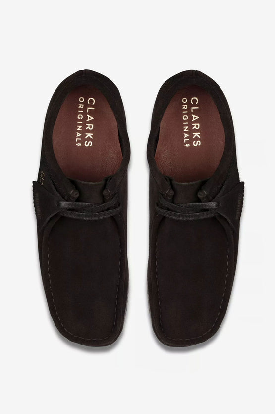 Clarks Originals Mens Wallabee - Black Suede