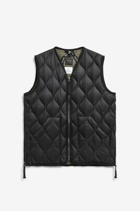 Taion Military V Neck Soft Shell Vest - Black