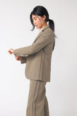 Sylvester Twin Striped Blazer - Stone