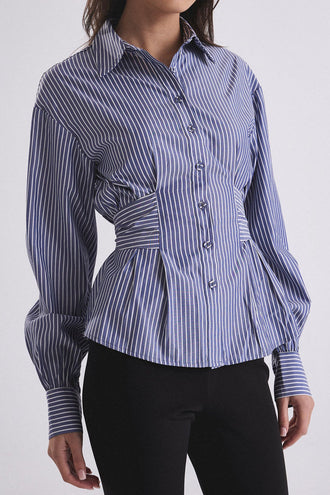 Gracious Vela Shirt - Bleu