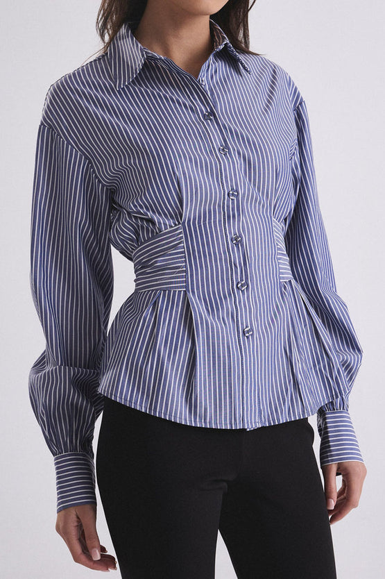 Gracious Vela Shirt - Bleu