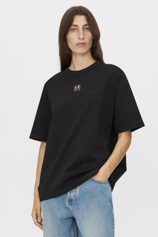 Camilla and Marc Bloom Embroidered Tee - Black