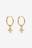 By Charlotte Crystal Bloom Earrings - Gold