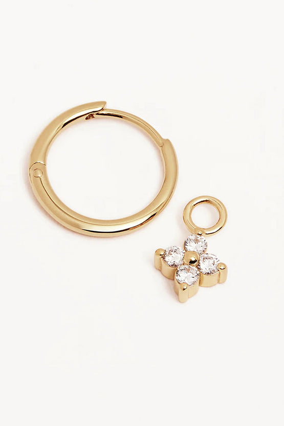 By Charlotte Crystal Bloom Earrings - Gold