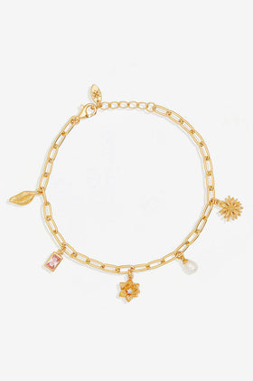 By Charlotte Bloom With Grace Bracelet - Gold