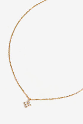 By Charlotte Crystal Bloom Necklace - Gold